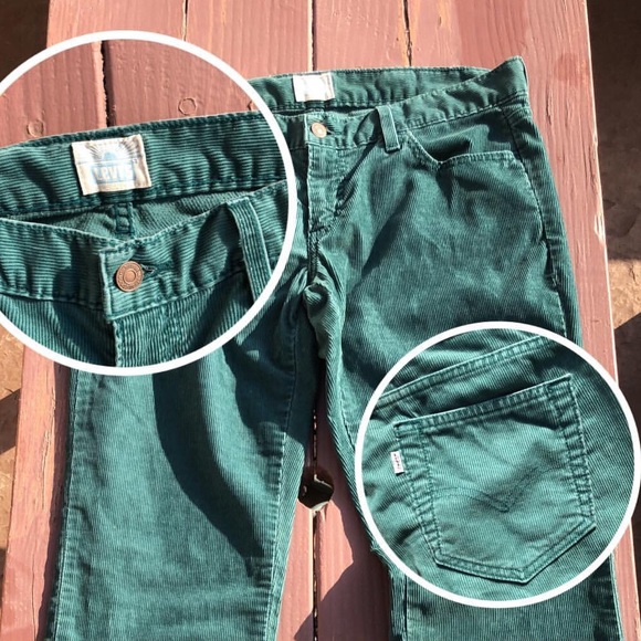 Teal corduroy Levi’s 💙💙 - Picture 1 of 1